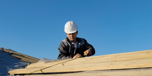 Installation de gouttières